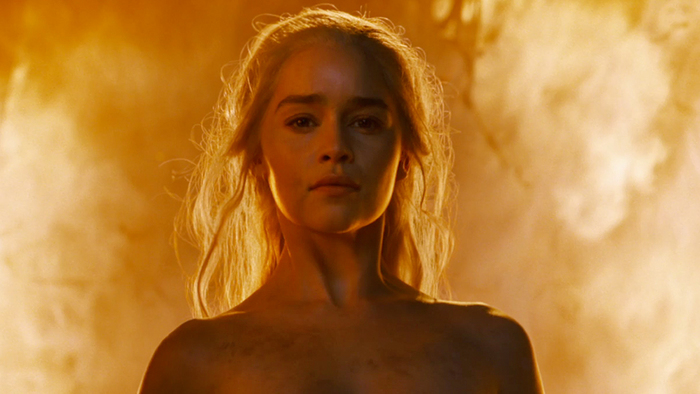 Daenerys burning